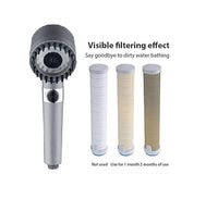 🚿 3 Modes High-Pressure Shower Head 💦 | Massage Spa Bath 🛁✨